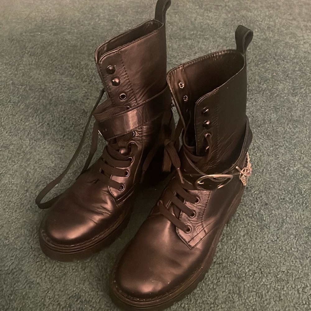 Bala Di Gala biker goth chain boots